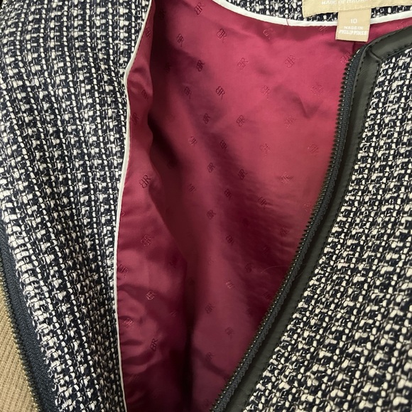 Banana Republic Black and White Tweed Jacket - Picture 4 of 7